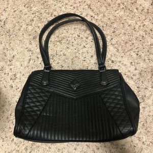 Simply Vera Vera Wang Black Quilted Shoulder Bag